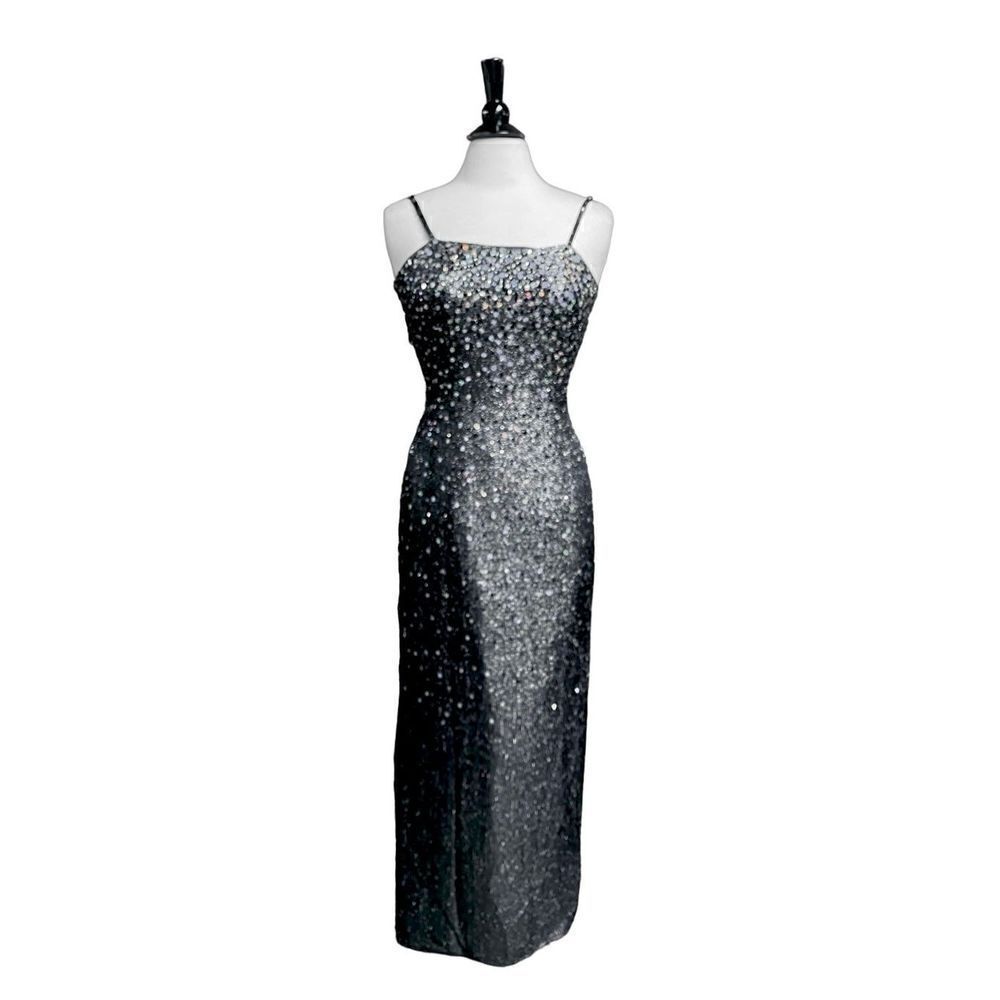 Modern Maids Collection Shimmer Spaghetti Strap Evening Gown Size 8
